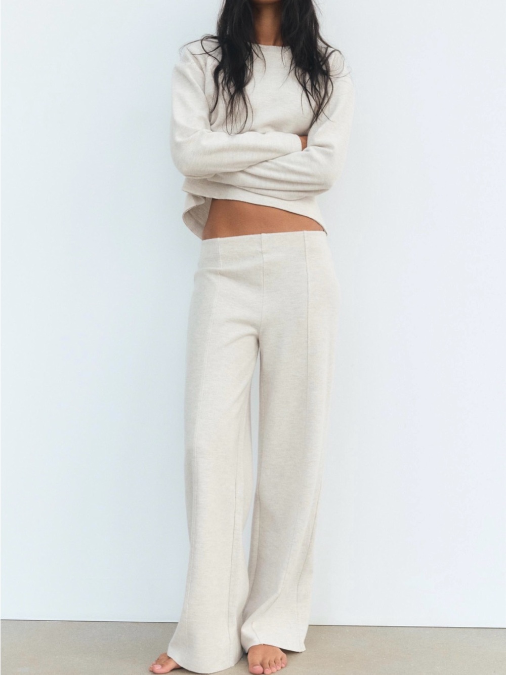 Zara SOFT SWEATER SET